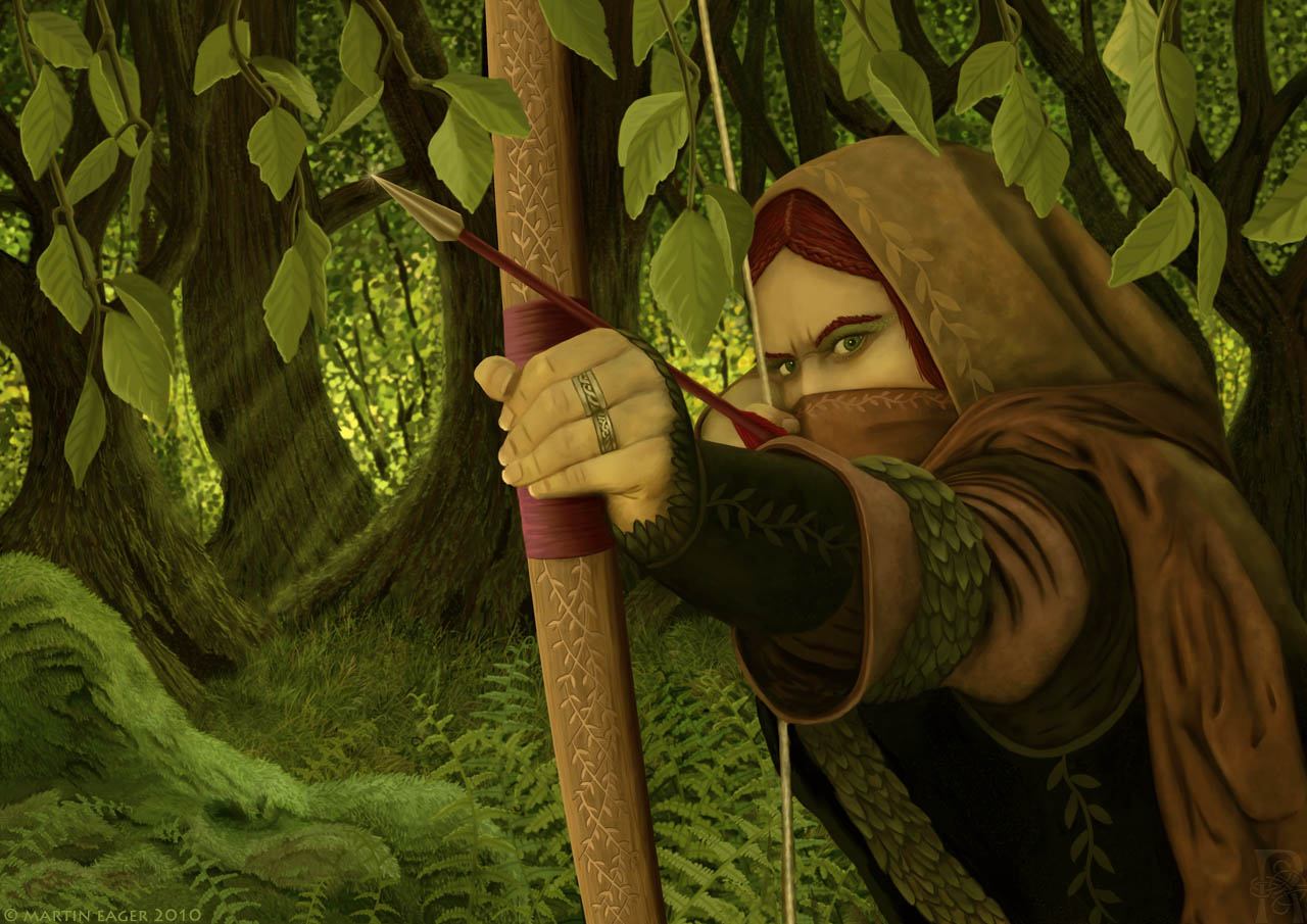 Hobbit Hunter Fantasy Artwork