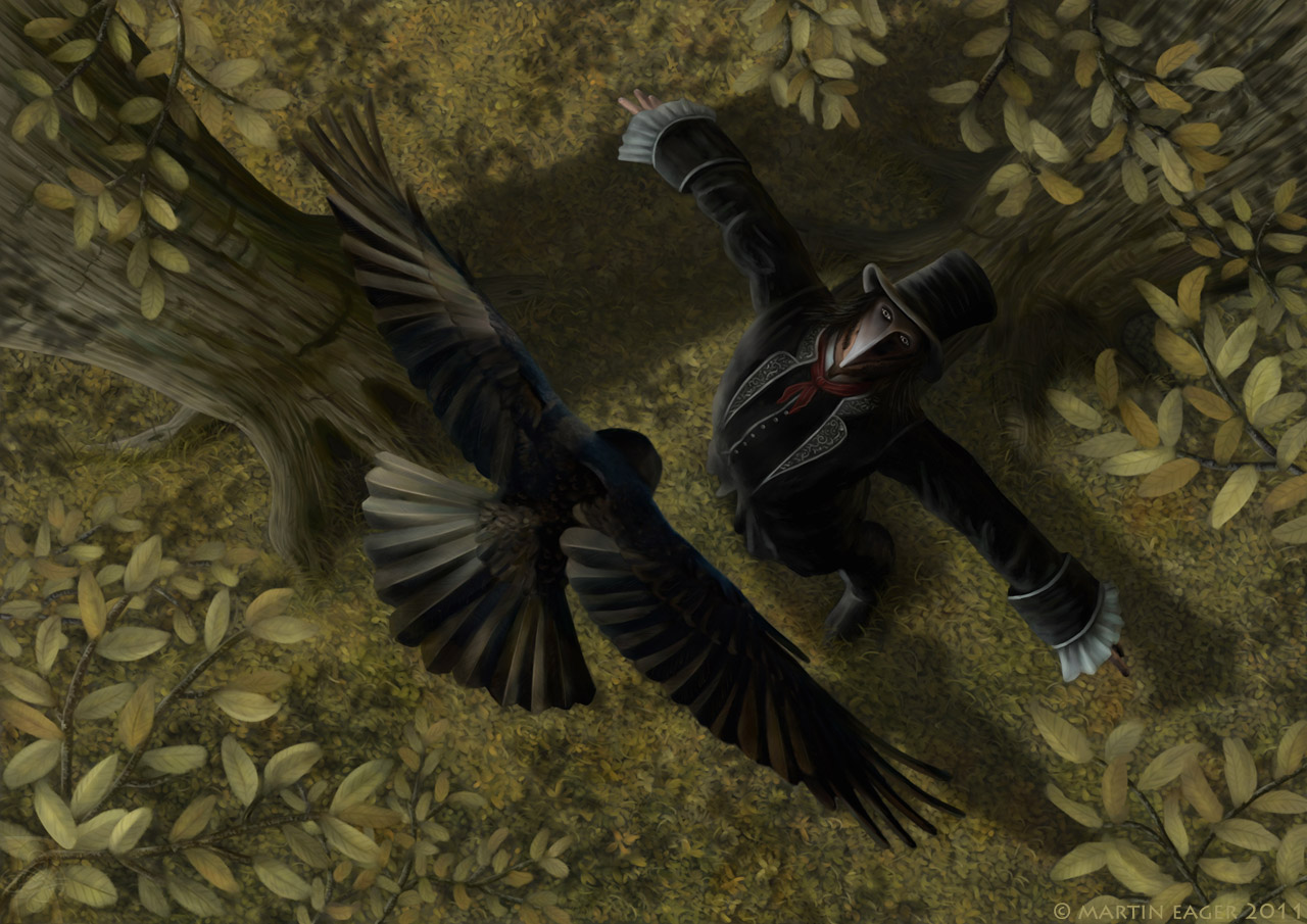 The Raven King Fantasy Artwork