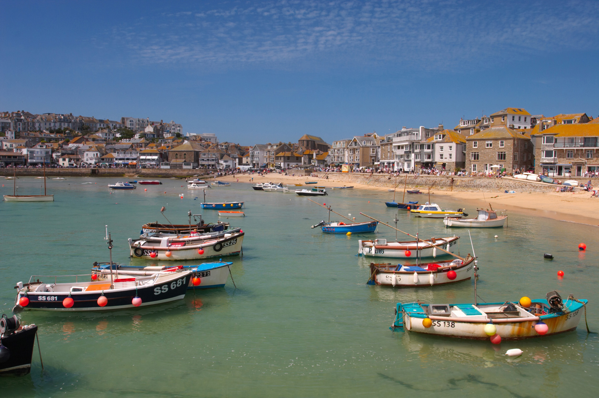 St Ives From The Harbour Wall North Coast Cornwall Photography By St Ives From The Harbour Wall North Coast Cornwall Photography By