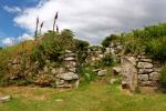 Walls at Chysauster Ancient Village, Penwith, Cornwall