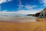 Bedruthan Steps Beach Panorama