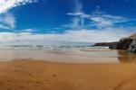 Bedruthan Steps Beach Panorama