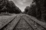 Borcarne Junction Station and tracks on the Bodmin and Wenford R