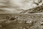 Millook Haven Beach and Cliffs Panorama