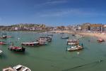 St Ives Panoramal From The Harbour Wall