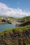 Port Isaac Harbour Walls From The Coastal Path