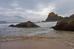 Kynance Cove rocks and surf