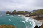 Kynance Cove panorama from the cliffs